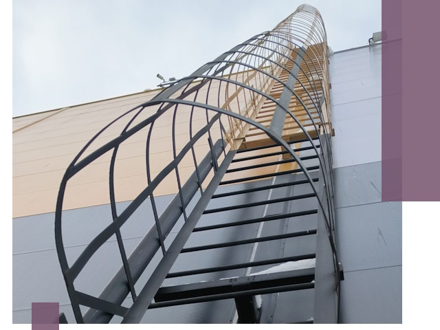 Изготовление и монтаж пожарных лестниц в Курске профессионально