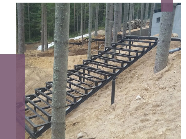 Монтаж металлических лестниц в Курске от 13812 руб. 