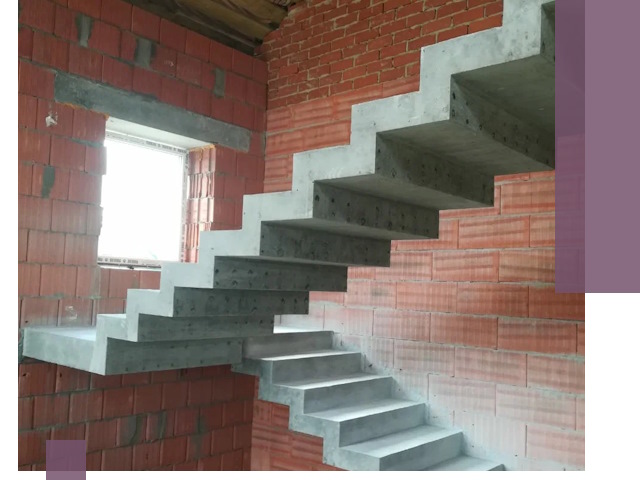 Бетонные лестницы под ключ в Курске: монтаж, демонтаж, ремонт