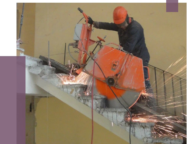 Демонтаж бетонных лестниц в Курске от 4691 руб. за м2 | ПРОЛЁТ-Кус