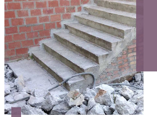 Демонтаж бетонных лестниц в Курске: быстро и безопасно