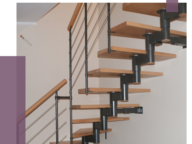 Изготовление модульных лестниц в Курске от 11727 руб. 