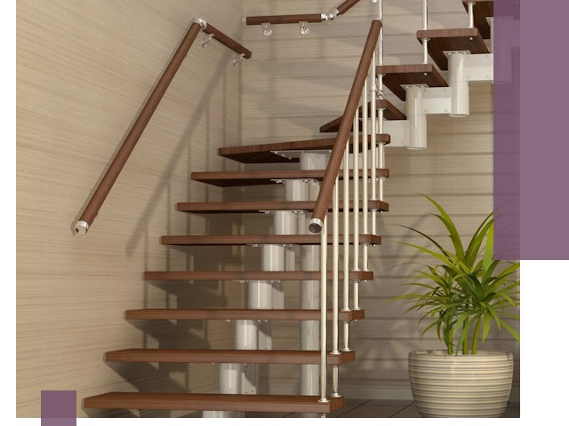 Изготовление модульных лестниц под ключ в Курске