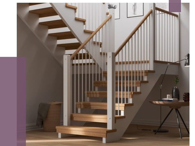 Маршевые лестницы в Курске от 38829 руб. — монтаж | ПРОЛЁТ-Кус