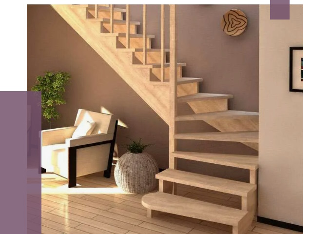 Изготовление Г-образных лестниц в Курске от 19284 руб. 