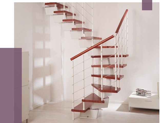 Изготовление лестниц на больцах в Курске от 9903 руб. | ПРОЛЁТ-Кус