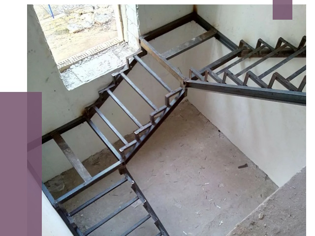 Монтаж лестниц на металлокаркасе в Курске от 13030 руб. — ПРОЛЁТ-Кус