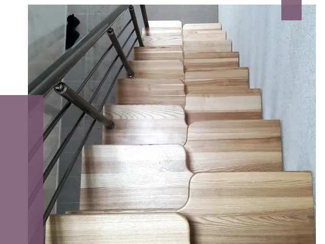 Лестницы гусиный шаг в Курске от 13291 руб. под ключ | ПРОЛЁТ-Кус