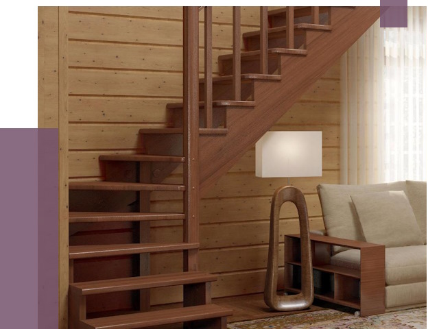 Лестницы эконом класса в Курске от 18607 руб. бюджетные решения