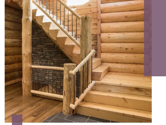 Лестницы в баню под заказ и профессиональный монтаж в Курске