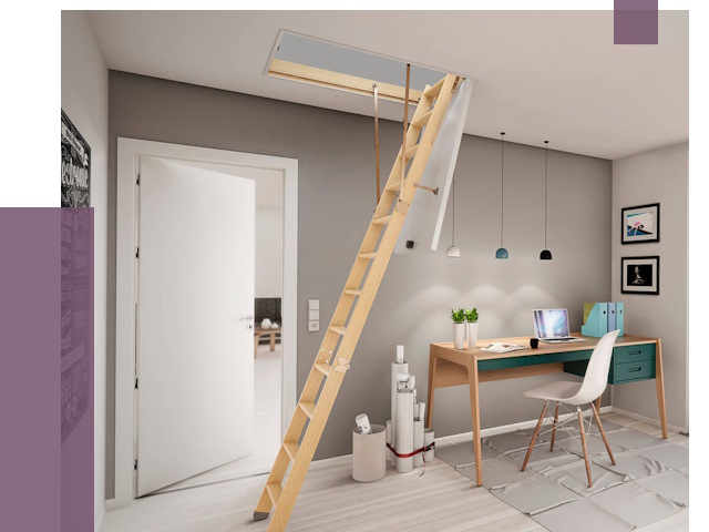 Чердачные лестницы в Курске — от 14854 руб. | ПРОЛЁТ-Кус