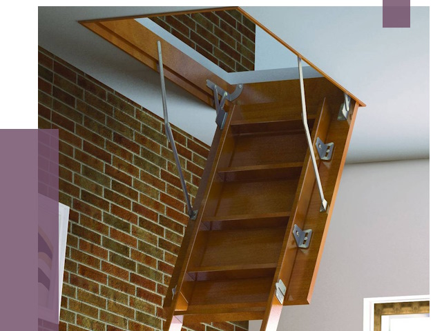 Установка чердачной лестницы в Курске от 7974 руб. | ПРОЛЁТ-Кус