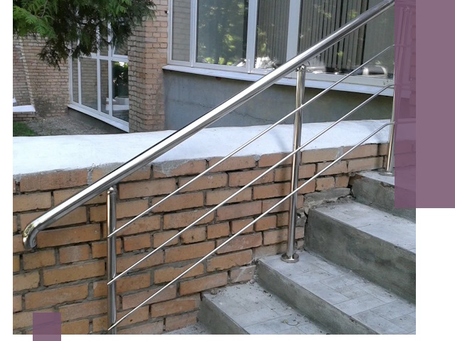 Перила из нержавеющей стали высокого качества в Курске