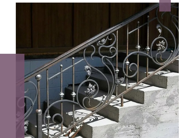 Кованые перила в Курске от 8860 руб. под ключ — качество от ПРОЛЁТ-Кус