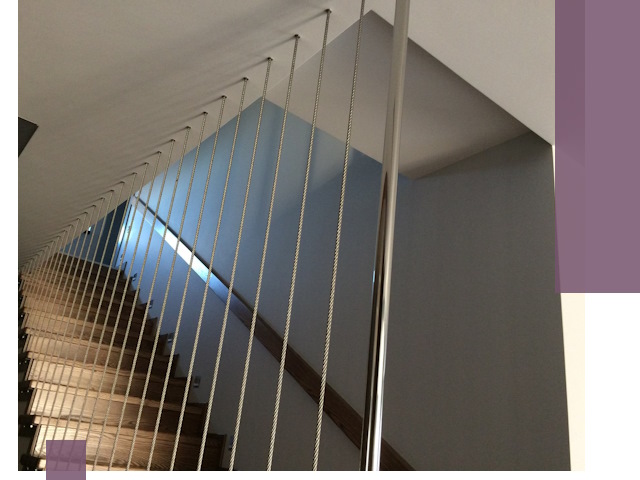 Тросовые перила под ключ в Курске — производство и монтаж