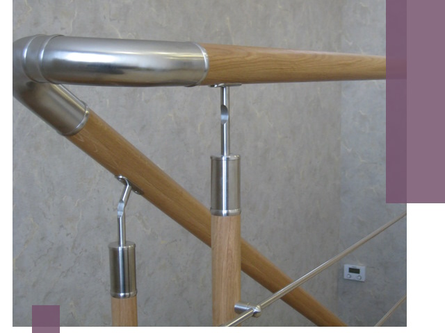 Комбинированные перила на заказ в Курске — монтаж и производство