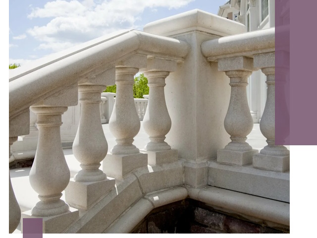 Балюстрады из металла и камня под ключ в Курске