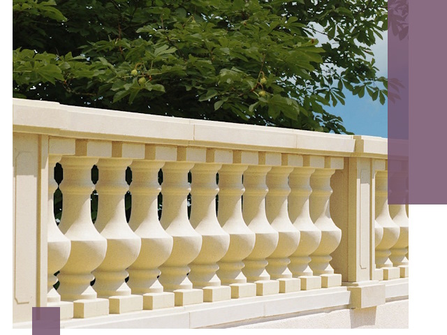 Установка балюстрады в Курске: изготовление и монтаж под ключ