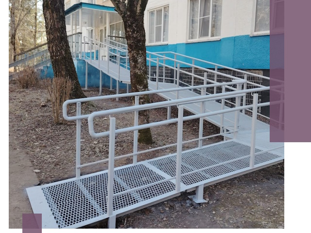 Пандусы под ключ в Курске: изготовление, монтаж и демонтаж