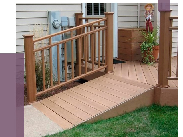 Пандус на крыльцо в Курске под ключ от 7922 руб.