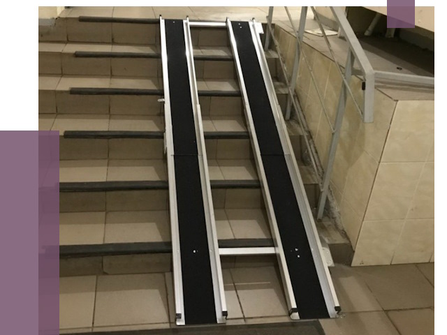 Установка пандуса в подъезд в Курске от 8131 руб. под ключ | ПРОЛЁТ-Кус