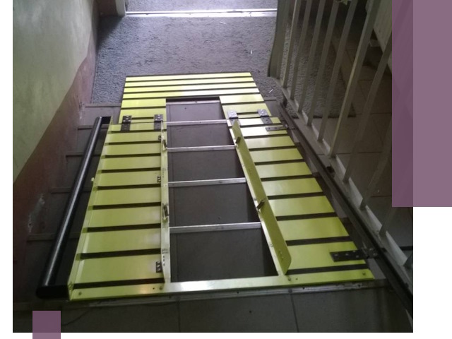 Профессиональный монтаж пандуса в подъезд в Курске