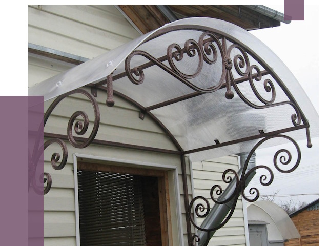 Изготовление козырьков в Курске от 7505 руб. — заказать | ПРОЛЁТ-Кус