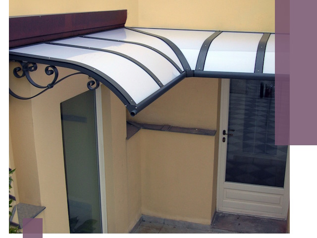 Монтаж козырьков любой сложности в Курске под ключ