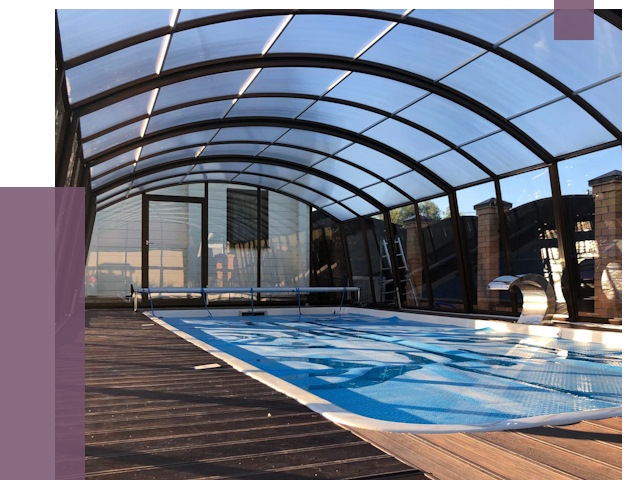 Навесы для бассейна в Курске от 17095 руб. под ключ | ПРОЛЁТ-Кус