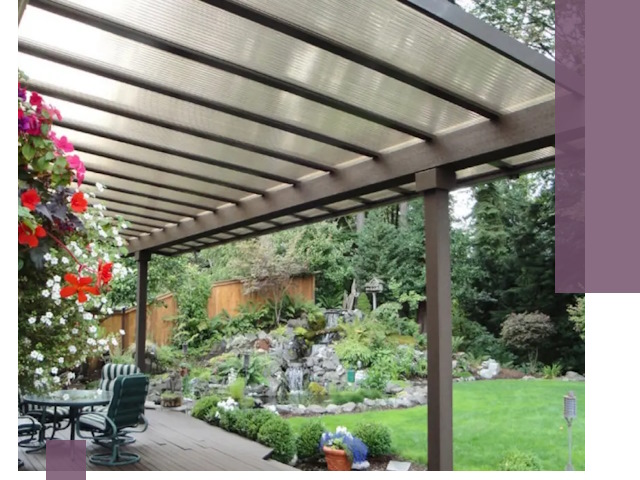 Навесы из поликарбоната под ключ в Курске быстро и надёжно