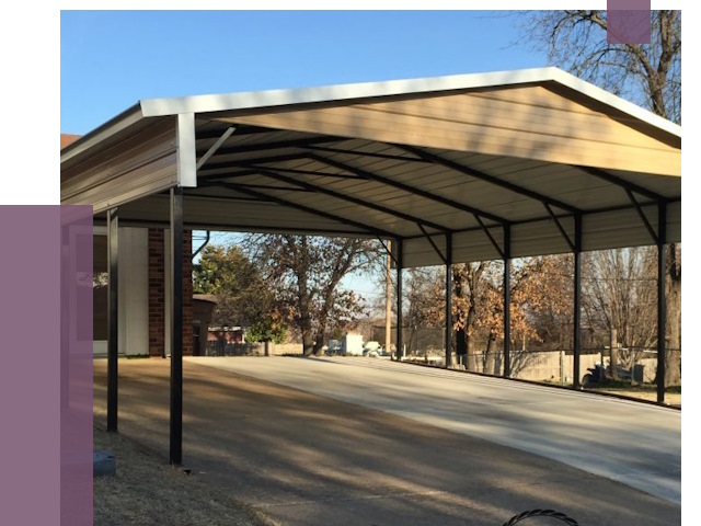 Двускатные навесы в Курске от 8183 руб.  | ПРОЛЁТ-Кус