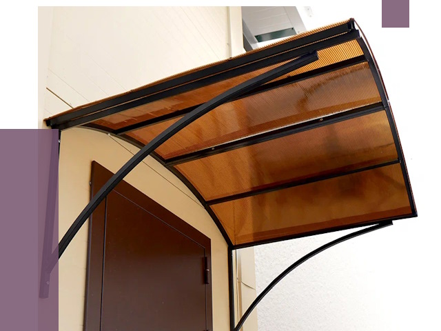 Недорогие козырьки в Курске от 7735 руб.  | ПРОЛЁТ-Кус