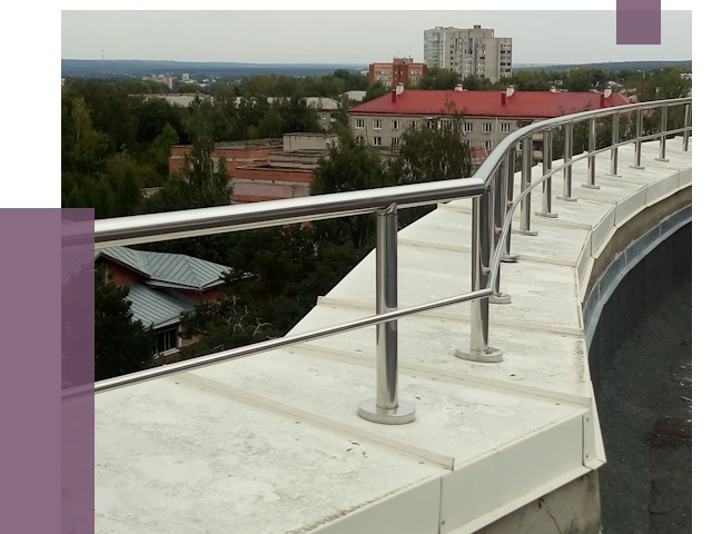 Парапеты и ограждения кровли в Курске от 5056 руб. 