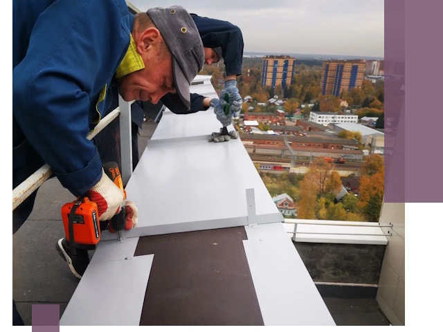 Монтаж парапетов в Курске — установка прочных металлических ограждений