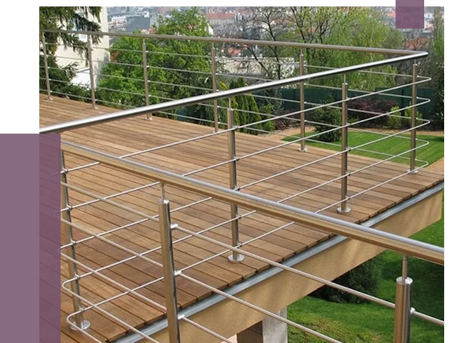 Алюминиевые парапеты в Курске под ключ от 7922 руб. 