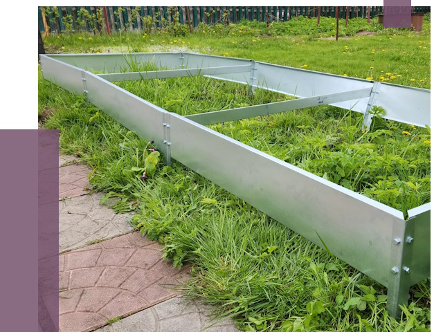 Металлические бордюры для грядок в Курске от 1824 руб. 