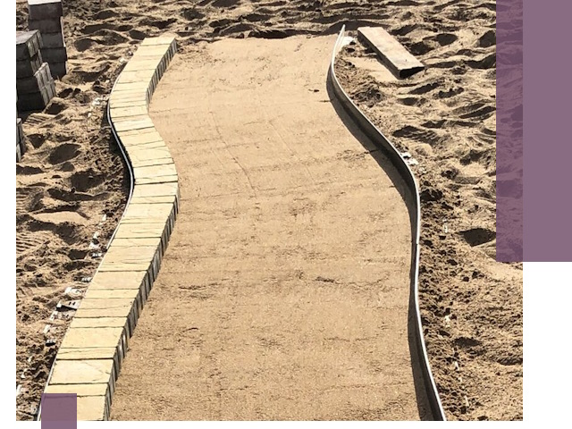 Металлические бордюры для тротуаров в Курске — прочные и долговечные