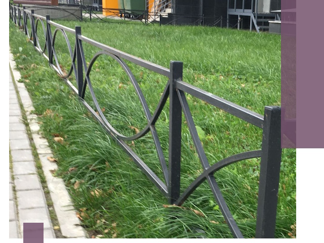 Газонные ограждения из металла в Курске — монтаж и продажа