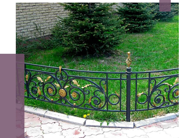 Кованые газонные ограждения в Курске от 7766 руб. — ПРОЛЁТ-Кус